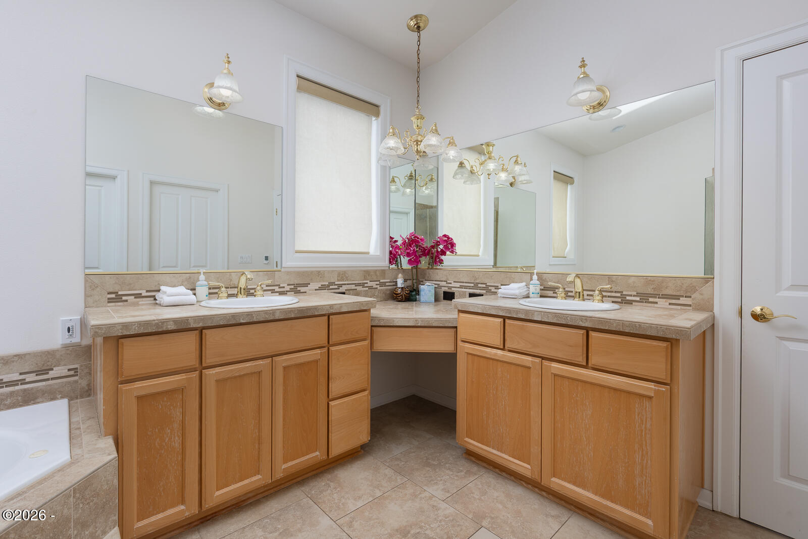 7415 East Summit Road Pacific City, OR 97135 - Photo 19 of 44 a bathroom with a sink vanity and mirror