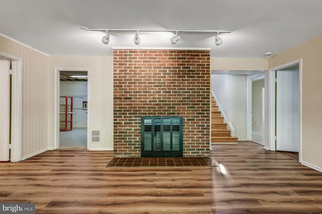 a view of storage and utility room
