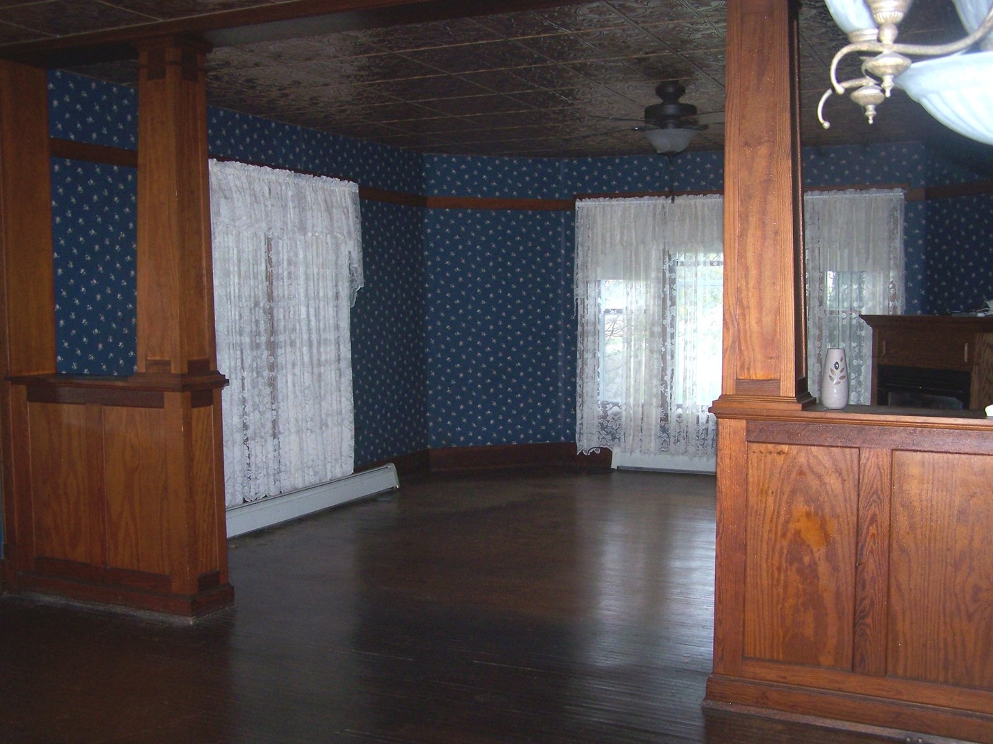 4045 East 22nd Road Serena, IL 60549 - Photo 9 of 31 a view of empty room with wooden floor and fan