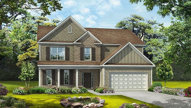 7422 Randshire Way Raleigh, NC 27616 - Photo 1 of 25 representation purposes only, Buchanan is home listed and photos of completed Buchanan are for representation purposes only. Buchanan listed will vary in color selections & will not feature a coffered ceiling. front style