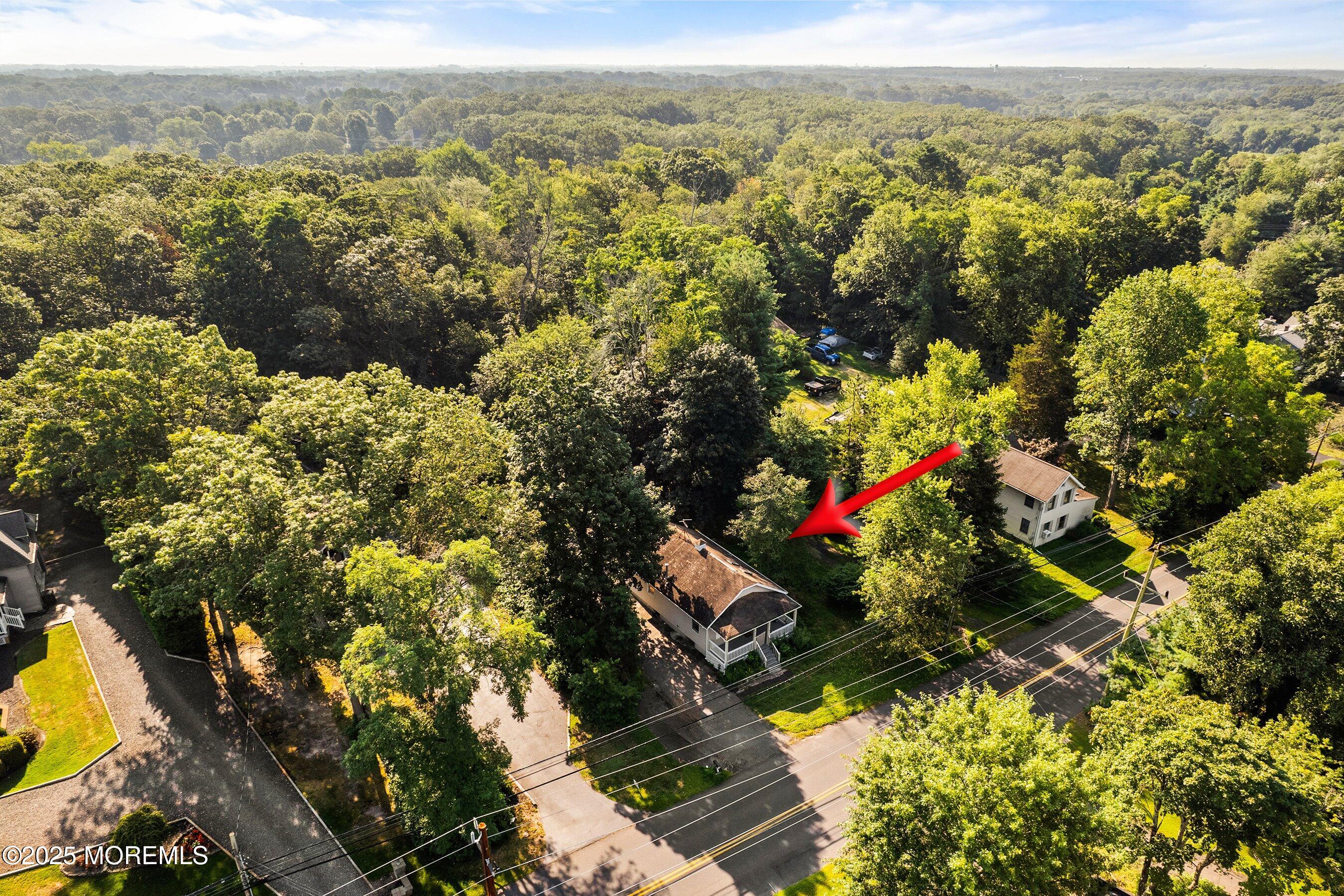 2148 Allenwood Road Wall, NJ 07719 - Photo 11 of 27 an aerial view of residential house with yard and mountain view in back