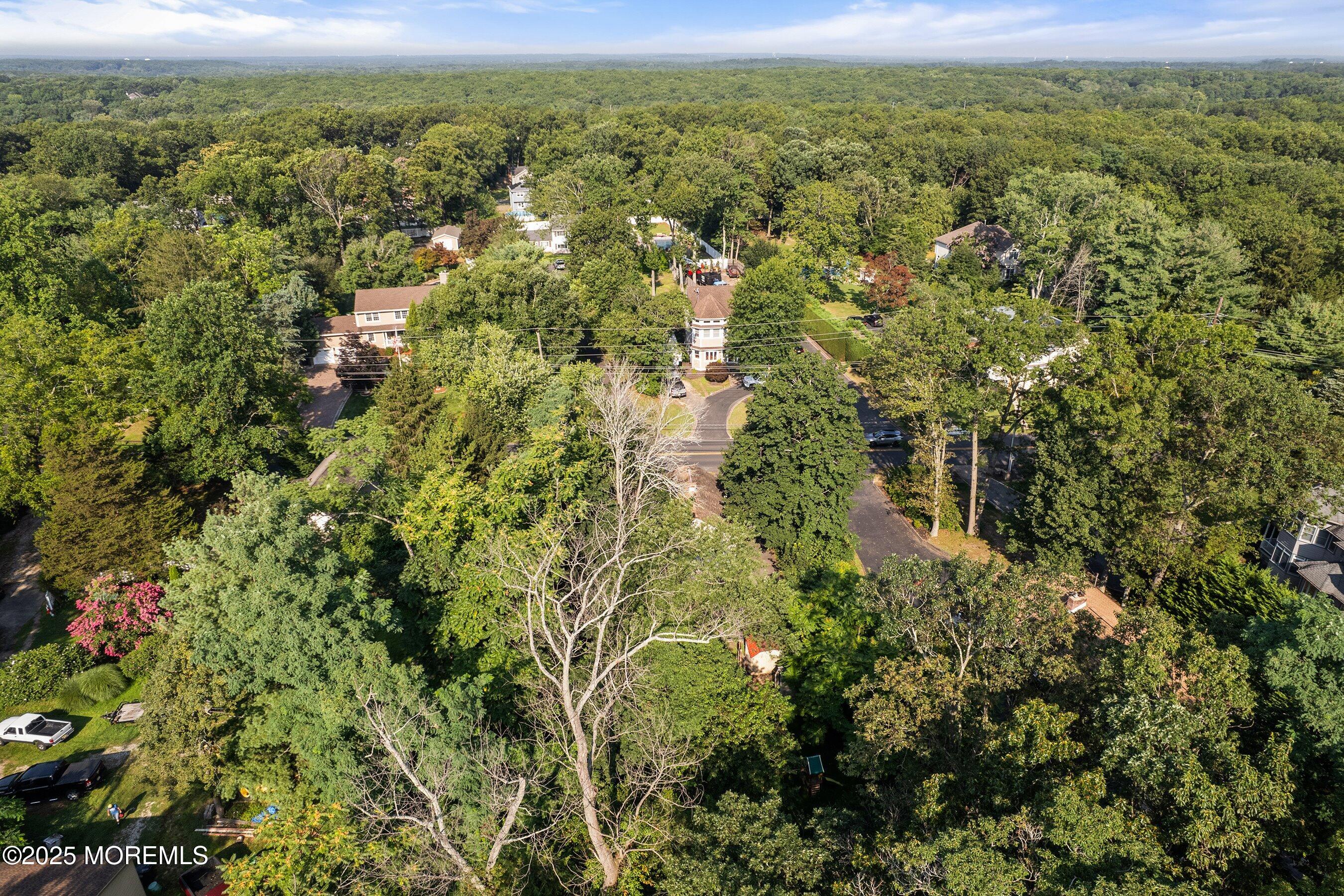 2148 Allenwood Road Wall, NJ 07719 - Photo 24 of 27 an aerial view of residential houses with outdoor space and trees