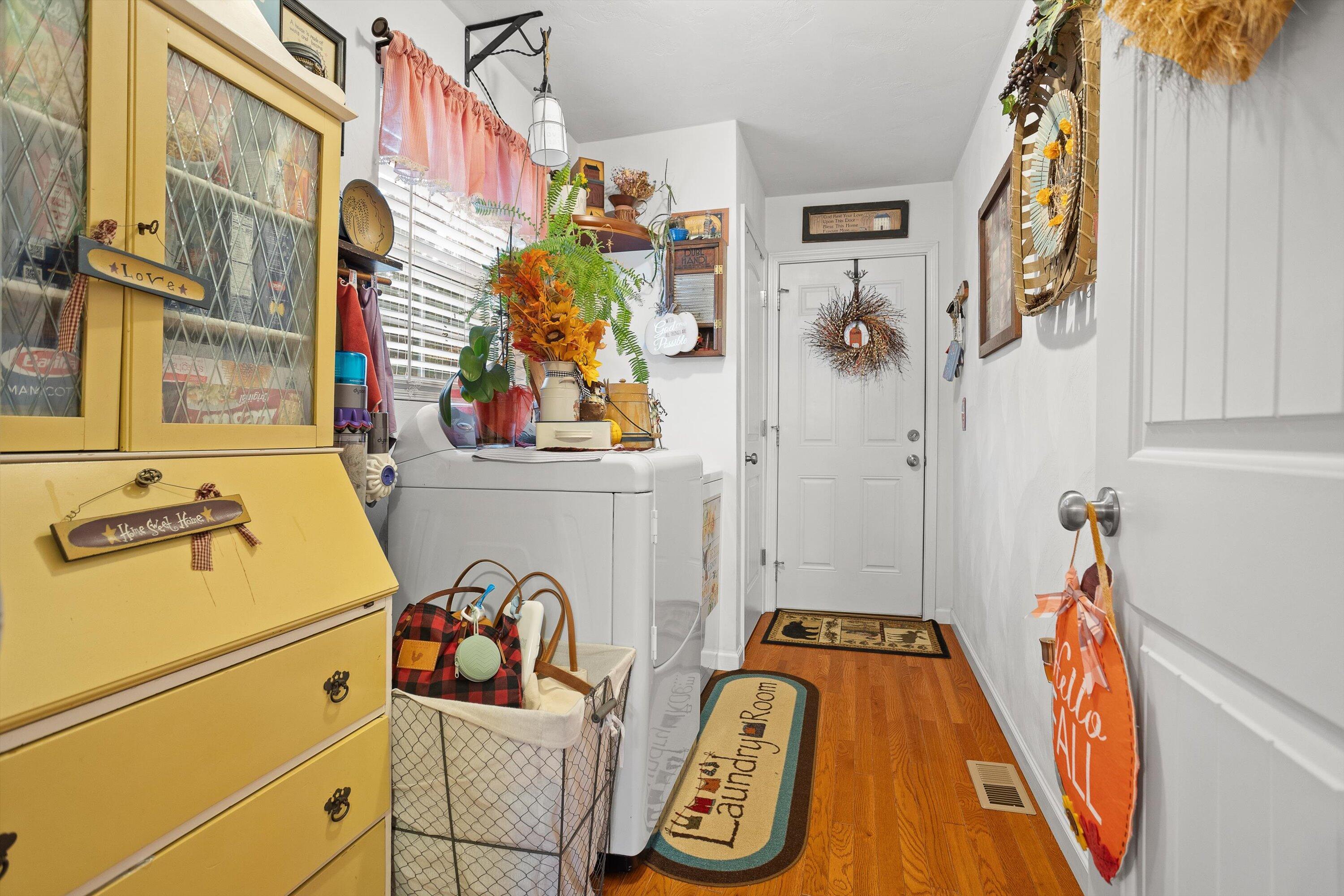 4348 Stewartsville Road Moneta, VA 24121 - Photo 12 of 29 a utility room with multiple dryer and washer