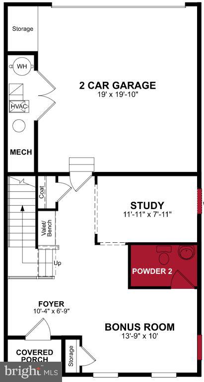 1544 Meadowlark Glen Road Dumfries, VA 22026 - Photo 42 of 45 First Level Floor Plan