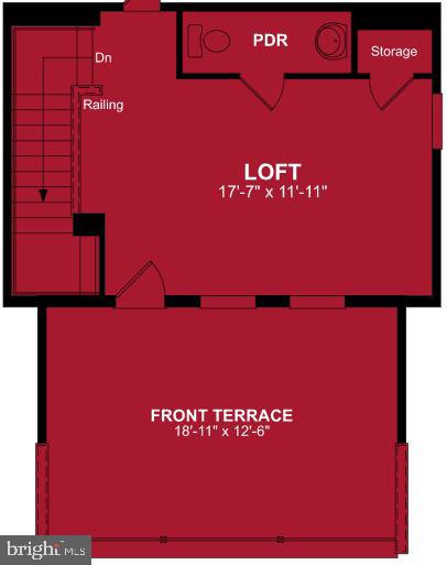 1544 Meadowlark Glen Road Dumfries, VA 22026 - Photo 45 of 45 Fourth Level Floor Plan