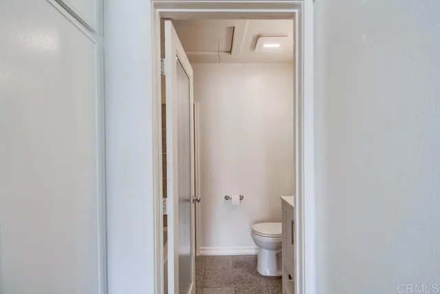 a bathroom with a toilet