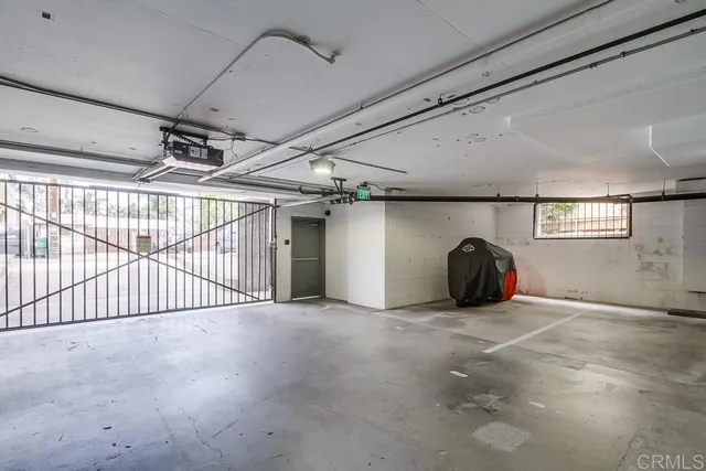 a view of bike garage