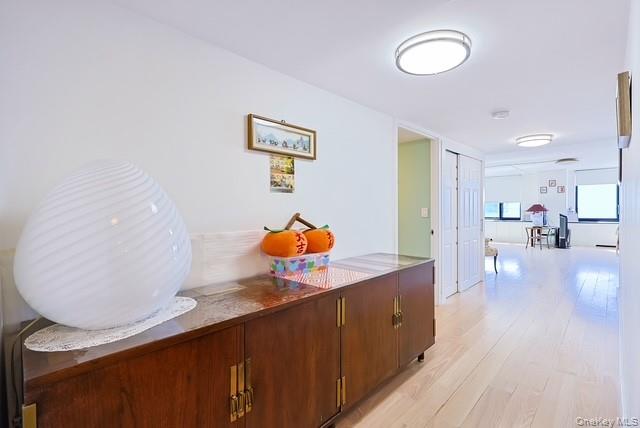 200 Rector Place, Unit 43D Manhattan, NY 10280 - Photo 3 of 27 a view of a living room and bathroom