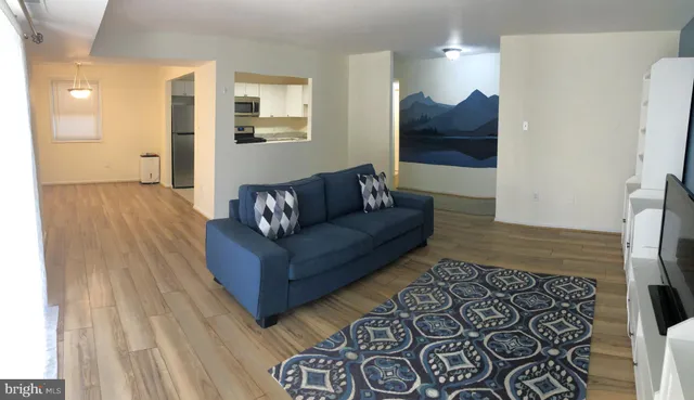 a view of a closet area