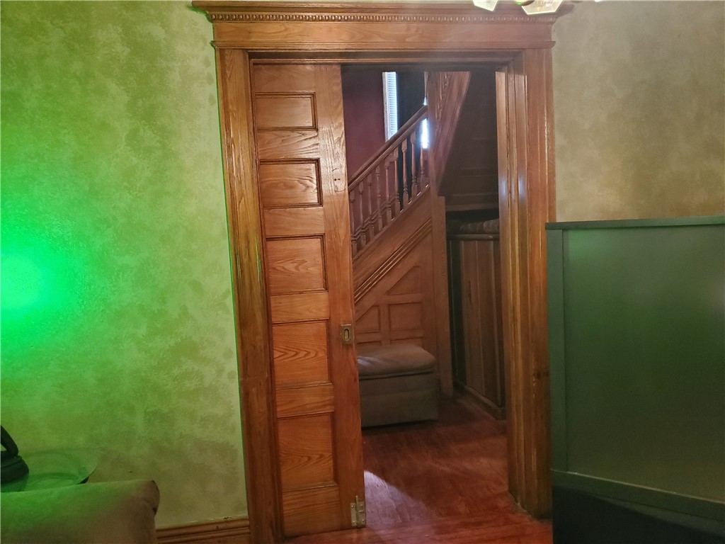 202 Parsells Avenue Rochester, NY 14609 - Photo 28 of 49 Pocket door from den to foyer