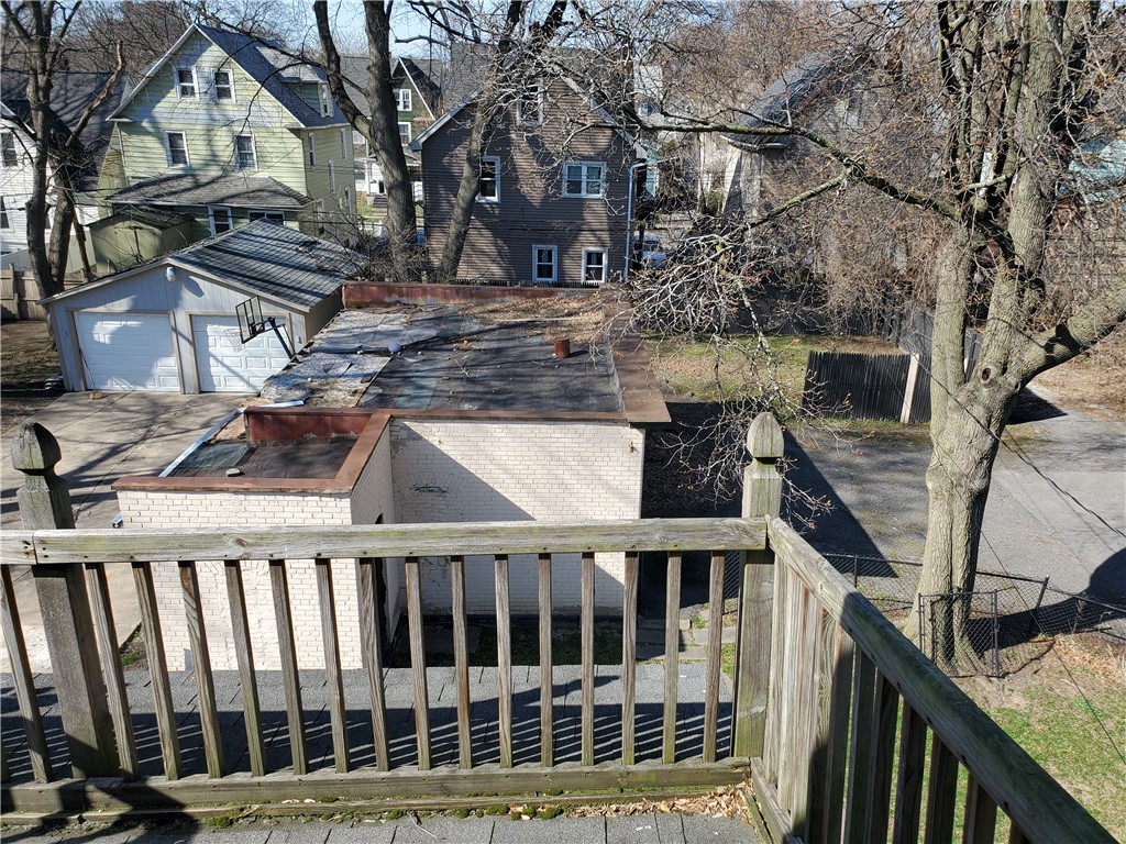 202 Parsells Avenue Rochester, NY 14609 - Photo 46 of 49 View from attic door to exterior