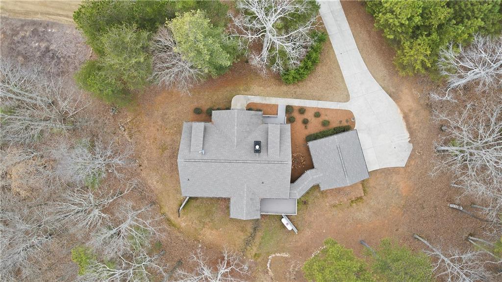 294 Town Creek Road Talking Rock, GA 30175 - Photo 63 of 68 an aerial view of a house with a yard