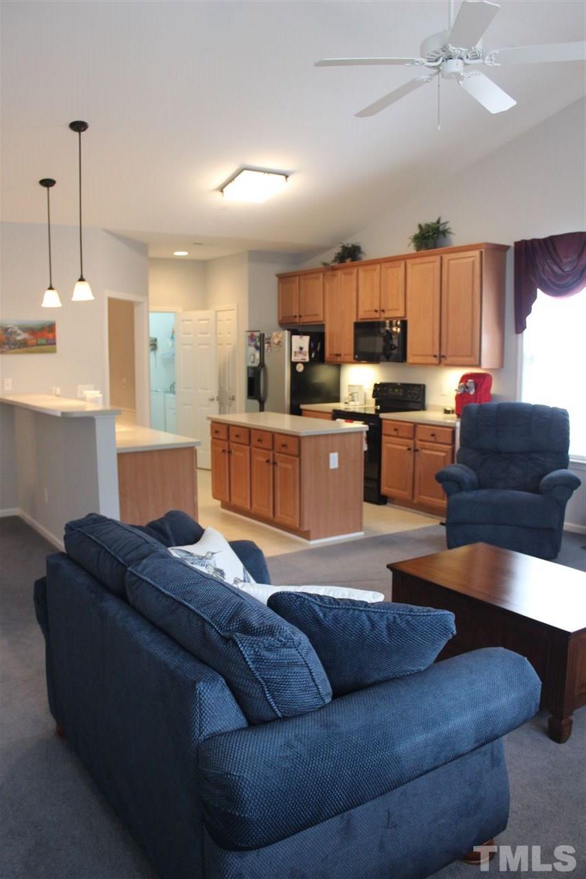 10306 Dapping Drive Raleigh, NC 27614 - Photo 5 of 25 View from Family Room into the Kitchen