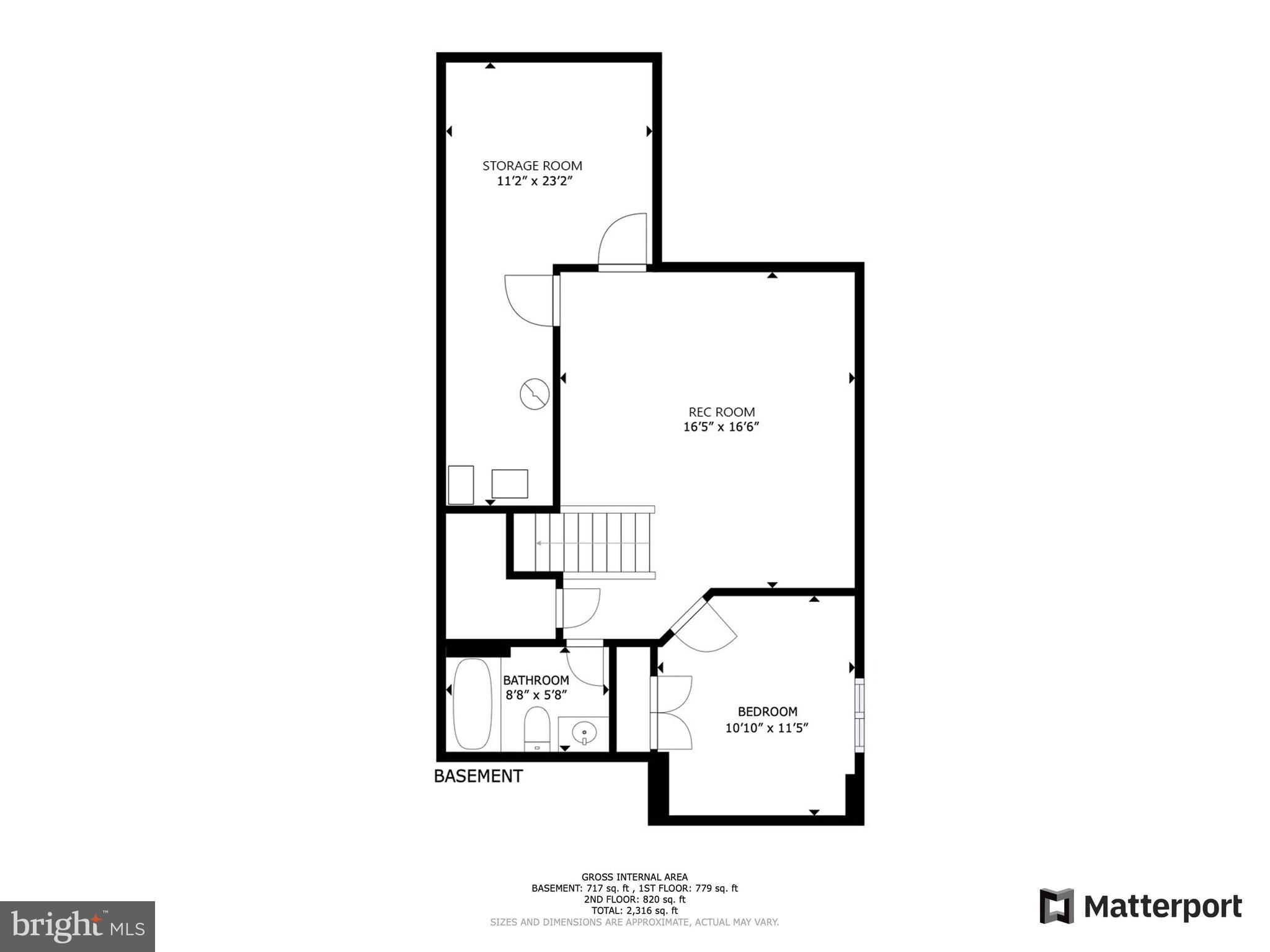 31 Short Branch Road Stafford, VA 22556 - Photo 24 of 25 Lower Level Floor Plan