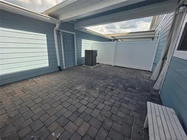 a view of a house with a door