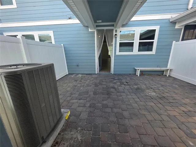 a view of front door and porch