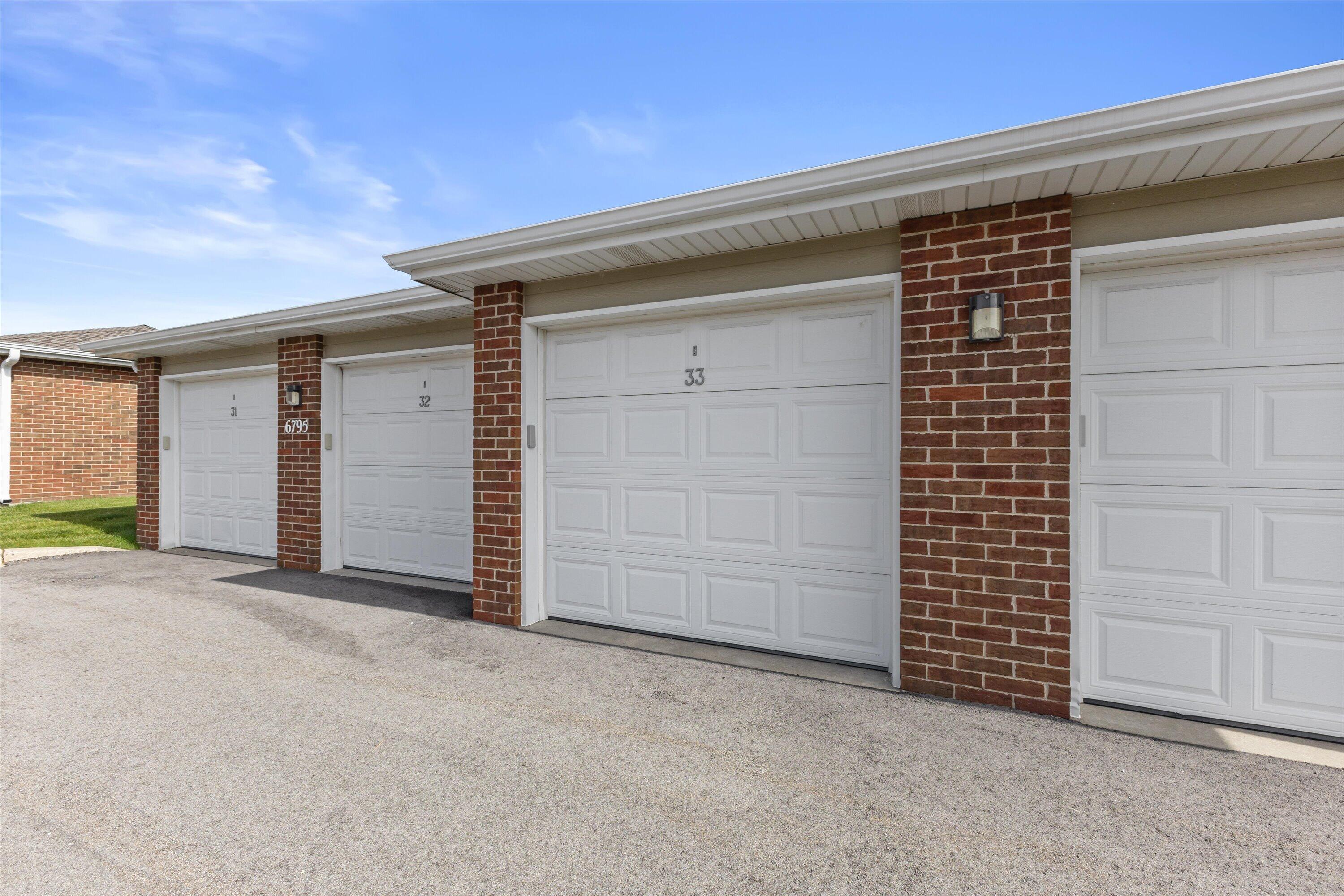 6746 100th Place, Unit E Pleasant Prairie, WI 53158 - Photo 21 of 21 Detached Garage unit 33
