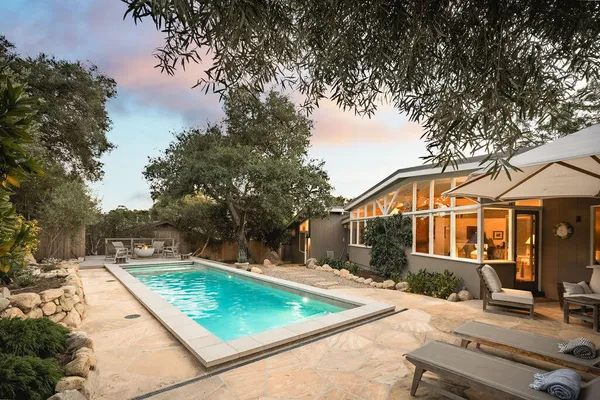 a view of a house with pool