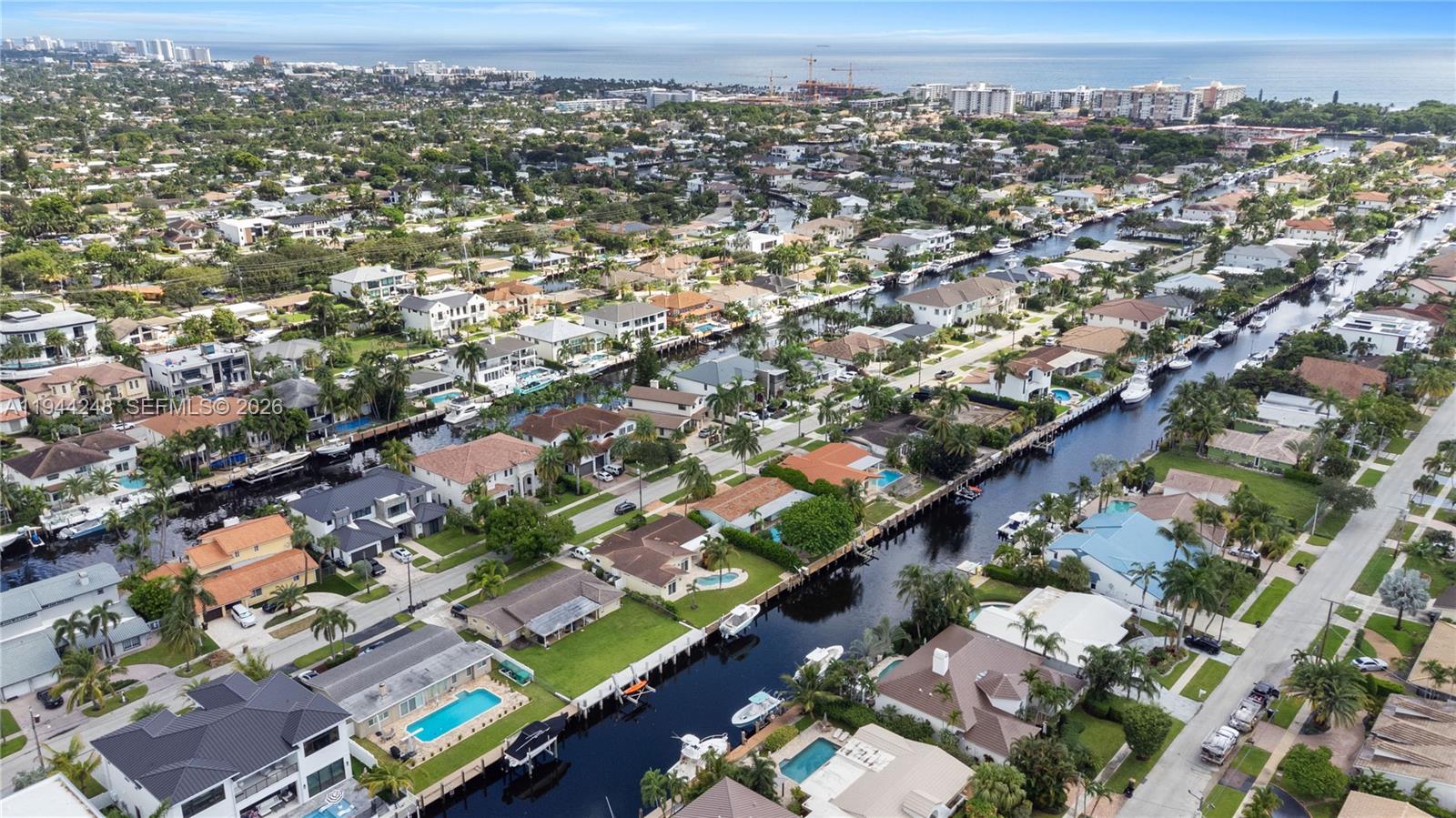 2530 Northeast 48th Street Lighthouse Point, FL 33064 - Photo 21 of 23 an aerial view of a city