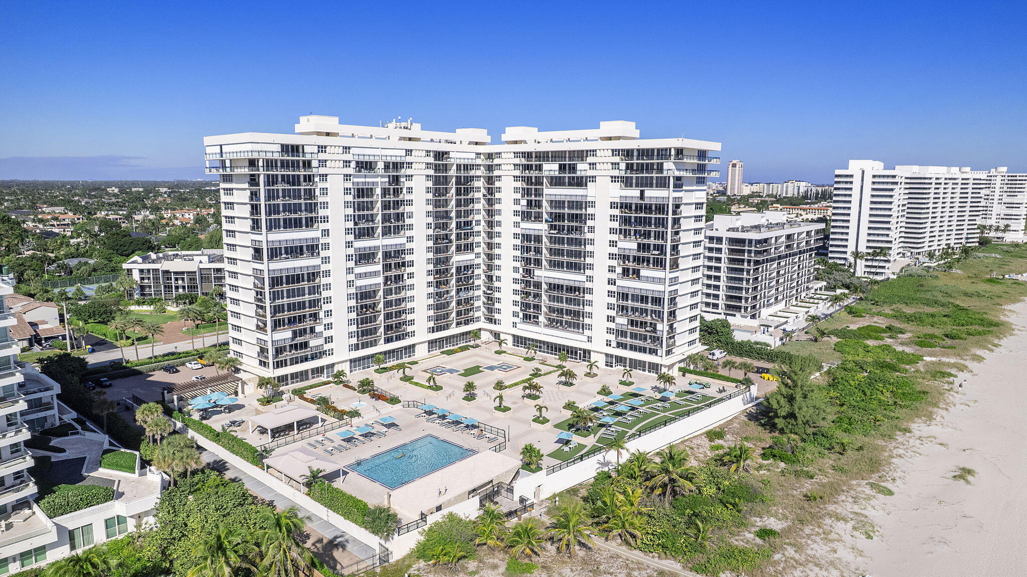 2000 South Ocean Boulevard, Unit 10H Boca Raton, FL 33432 - Photo 31 of 54 a view of a city with tall buildings