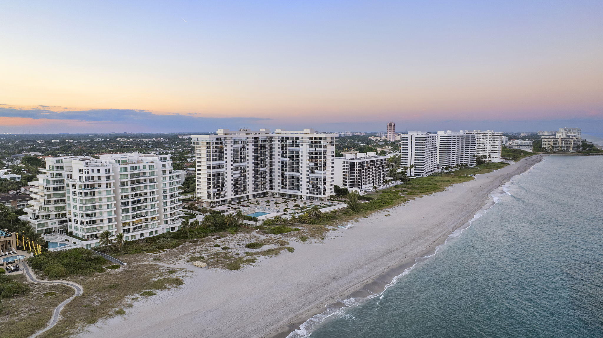 2000 South Ocean Boulevard, Unit 10H Boca Raton, FL 33432 - Photo 35 of 54 a view of a city with tall buildings