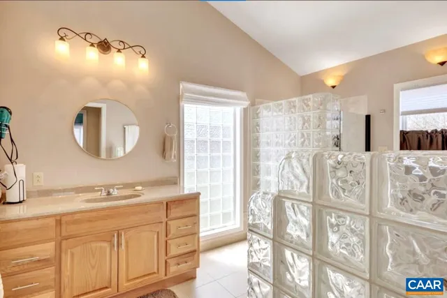 a view of a balcony with wooden floor