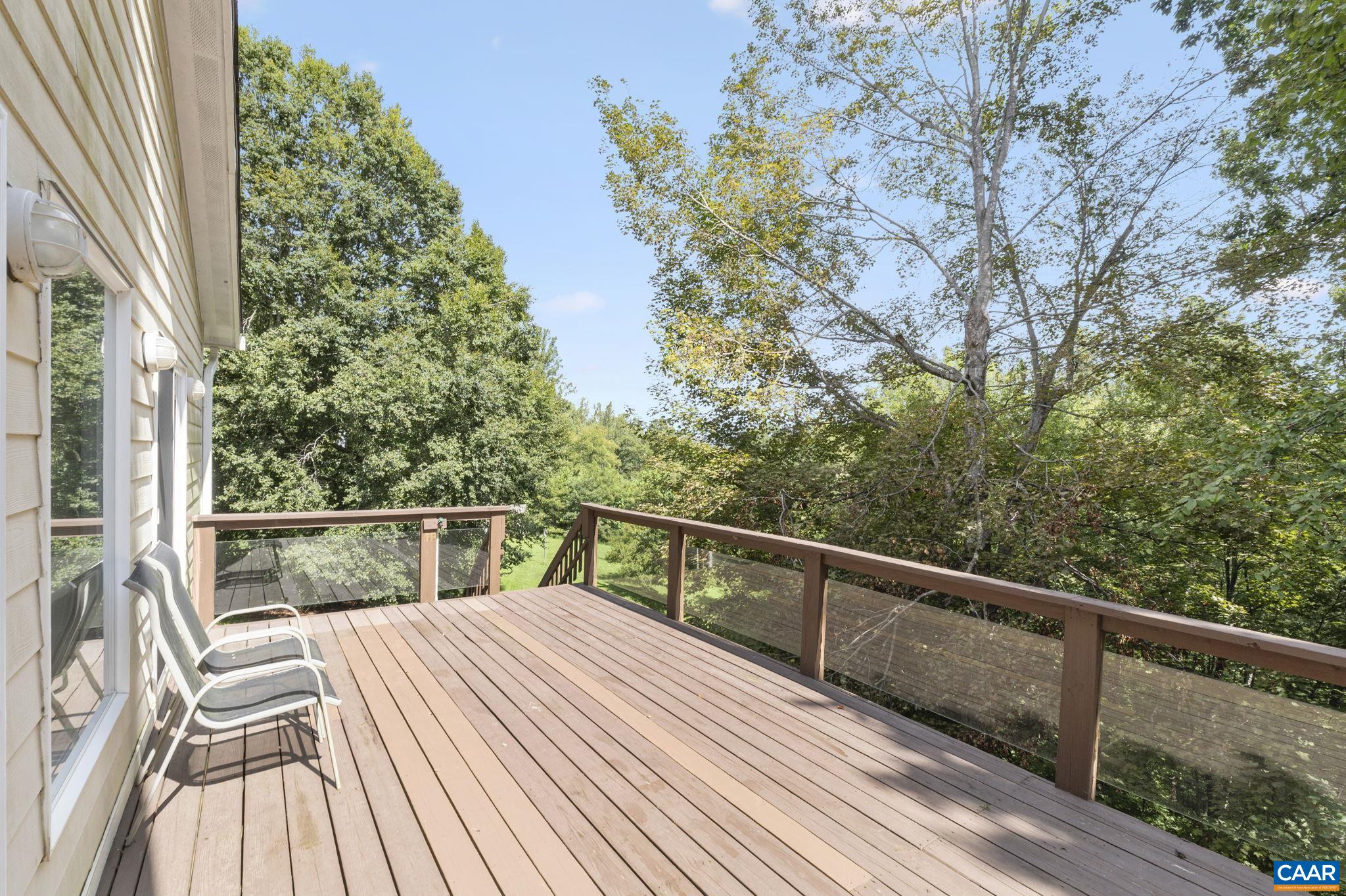 62 Summit Court Roseland, VA 22967 - Photo 54 of 75 a view of balcony with wooden floor and fence