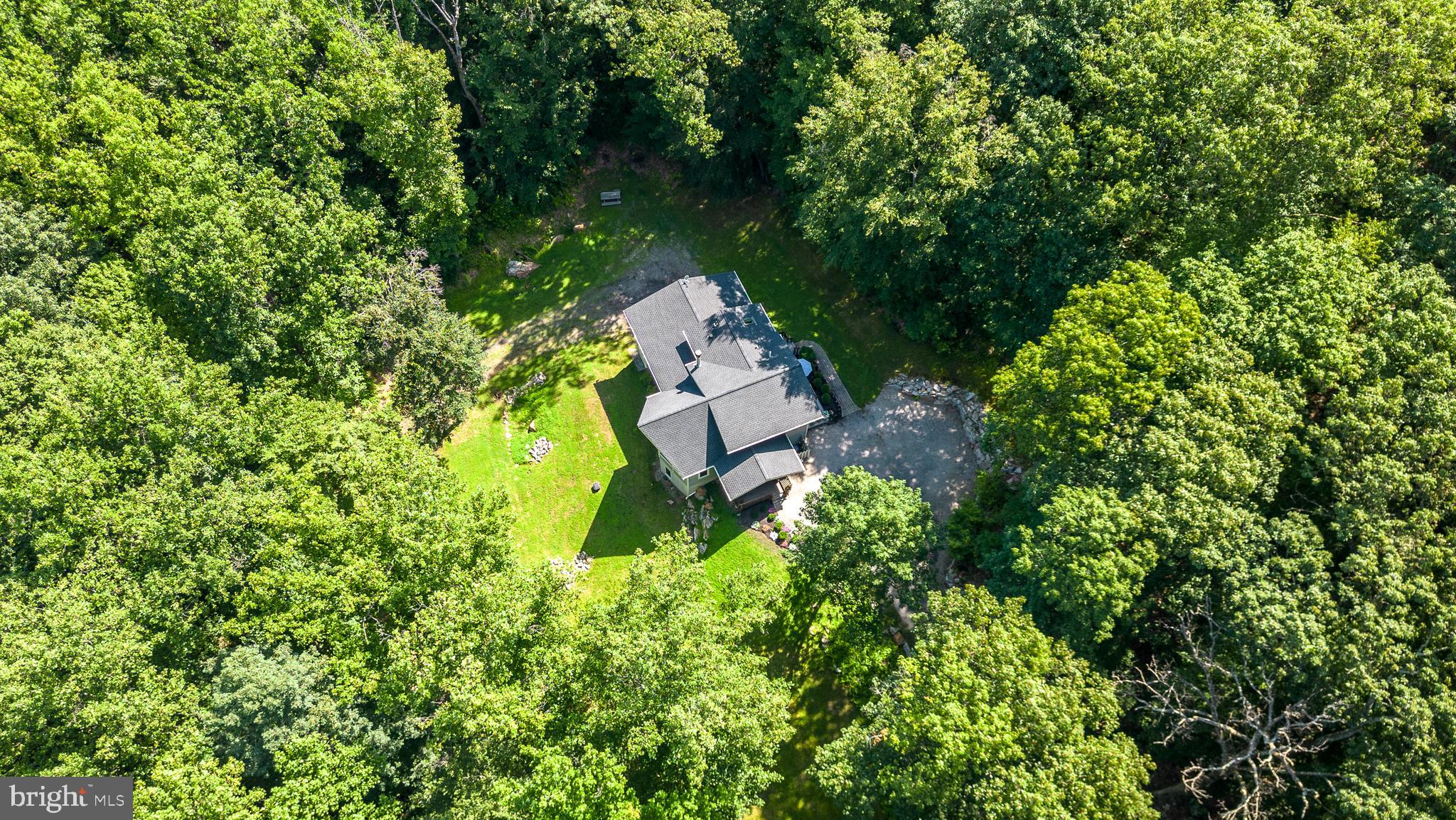 4943 Upper Mountain Road New Hope, PA 18938 - Photo 4 of 49 Lot is Cleared around the House-and Wooded