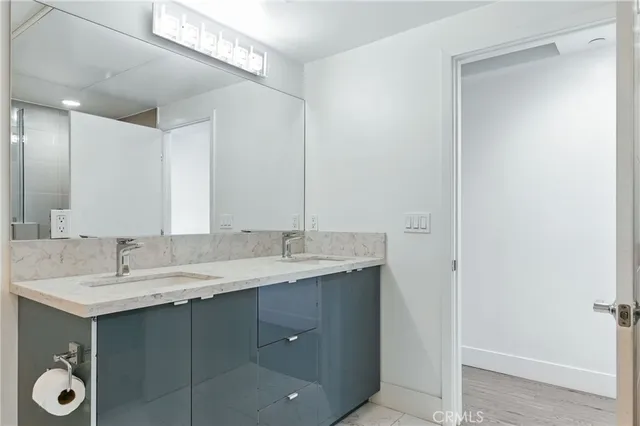 a view of a storage & utility room with racks on the wall