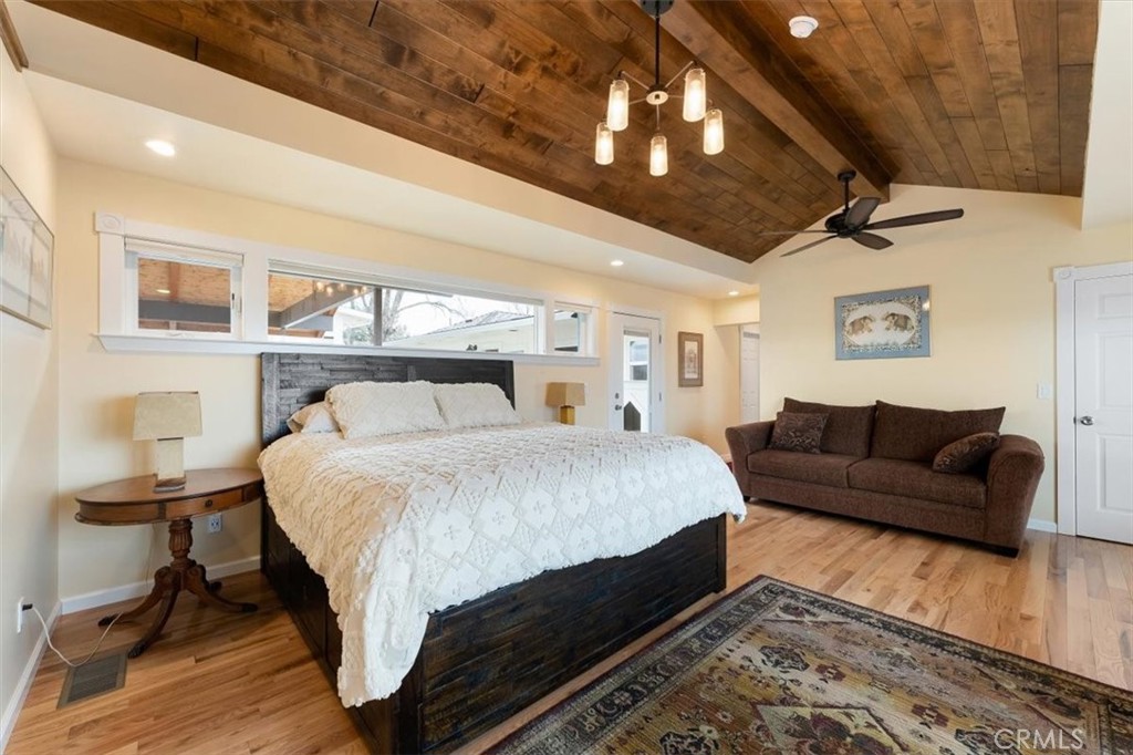 1201 Ball Mountain Little Shasta Road Montague, CA 96064 - Photo 20 of 46 a bedroom with a bed couch and a window