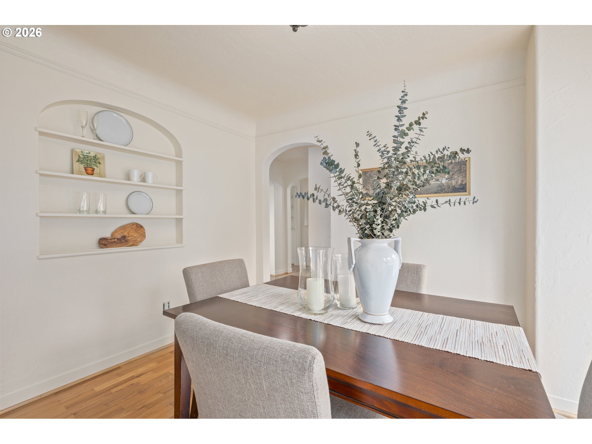 2031 Olive Street Eugene, OR 97405 - Photo 12 of 38 a view of a dining room with furniture and wooden floor