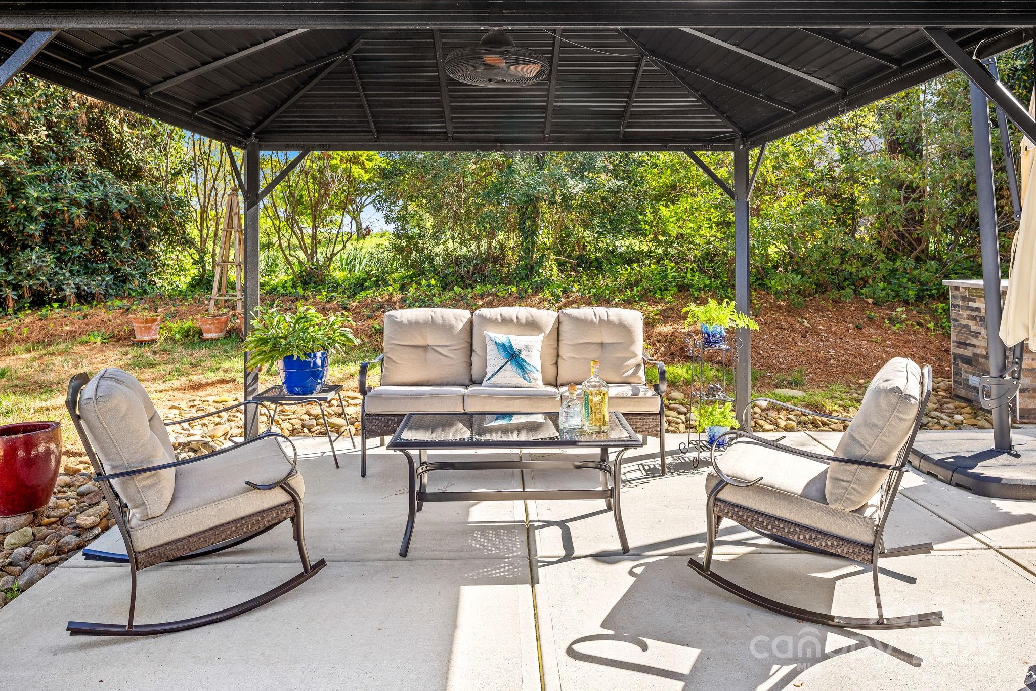 796 Lake Mist Drive Stanley, NC 28164 - Photo 37 of 43 a patio view with a seating space