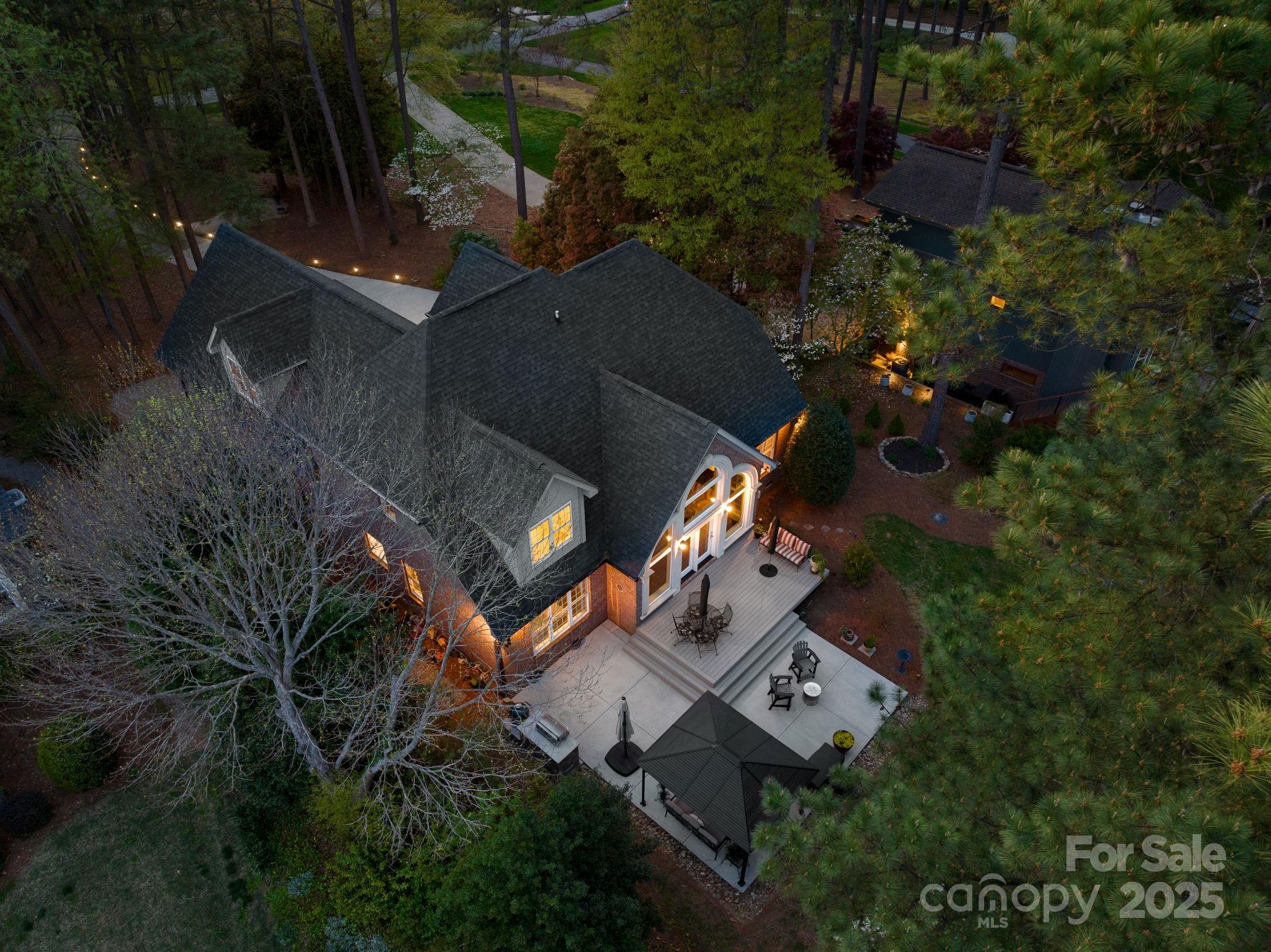 796 Lake Mist Drive Stanley, NC 28164 - Photo 42 of 43 an aerial view of a house with outdoor space and street view