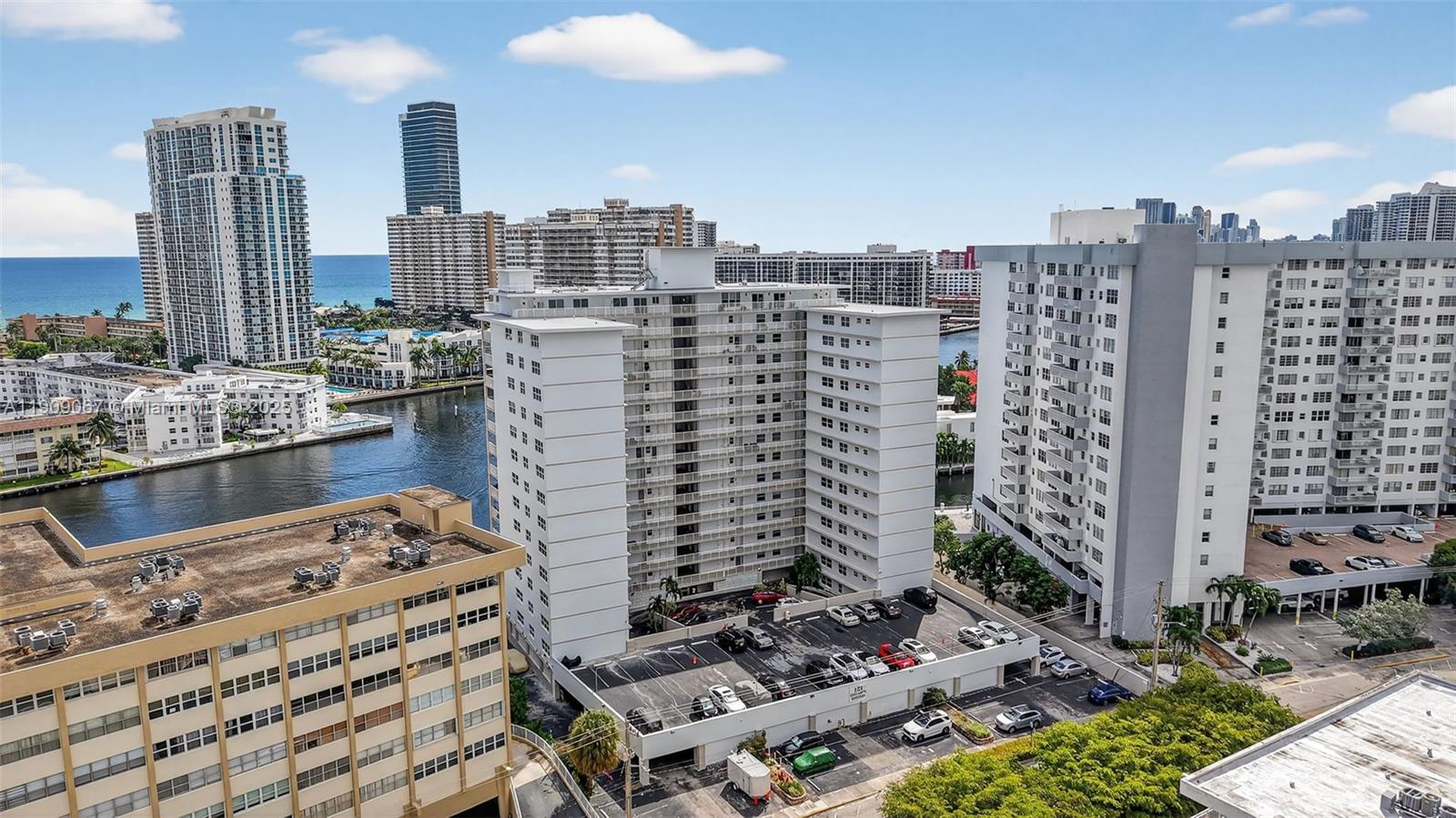 121 Golden Isles Drive, Unit 205 Hallandale Beach, FL 33009 - Photo 51 of 82 a city view with tall buildings