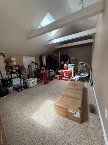 a room with gym equipment