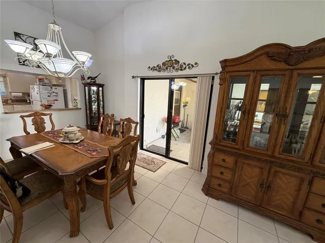 a view of a livingroom and dining room