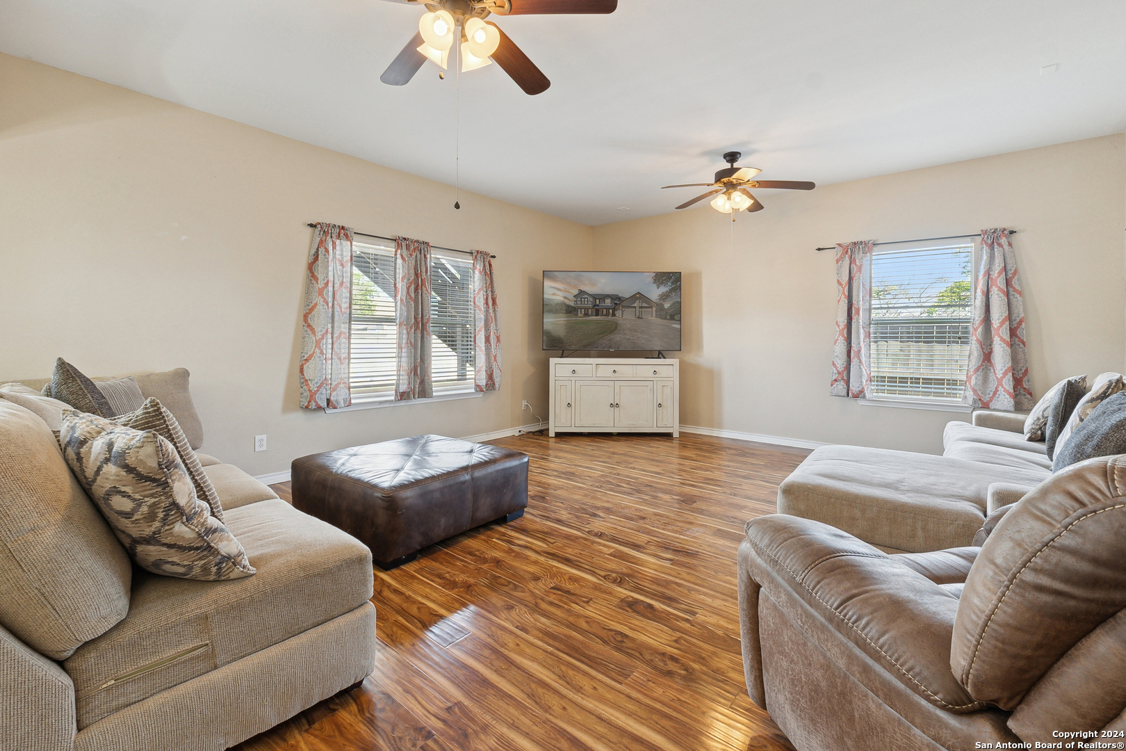 166 Desert Poppy Drive Bandera, TX 78003 - Photo 12 of 50 a living room with furniture and a large window