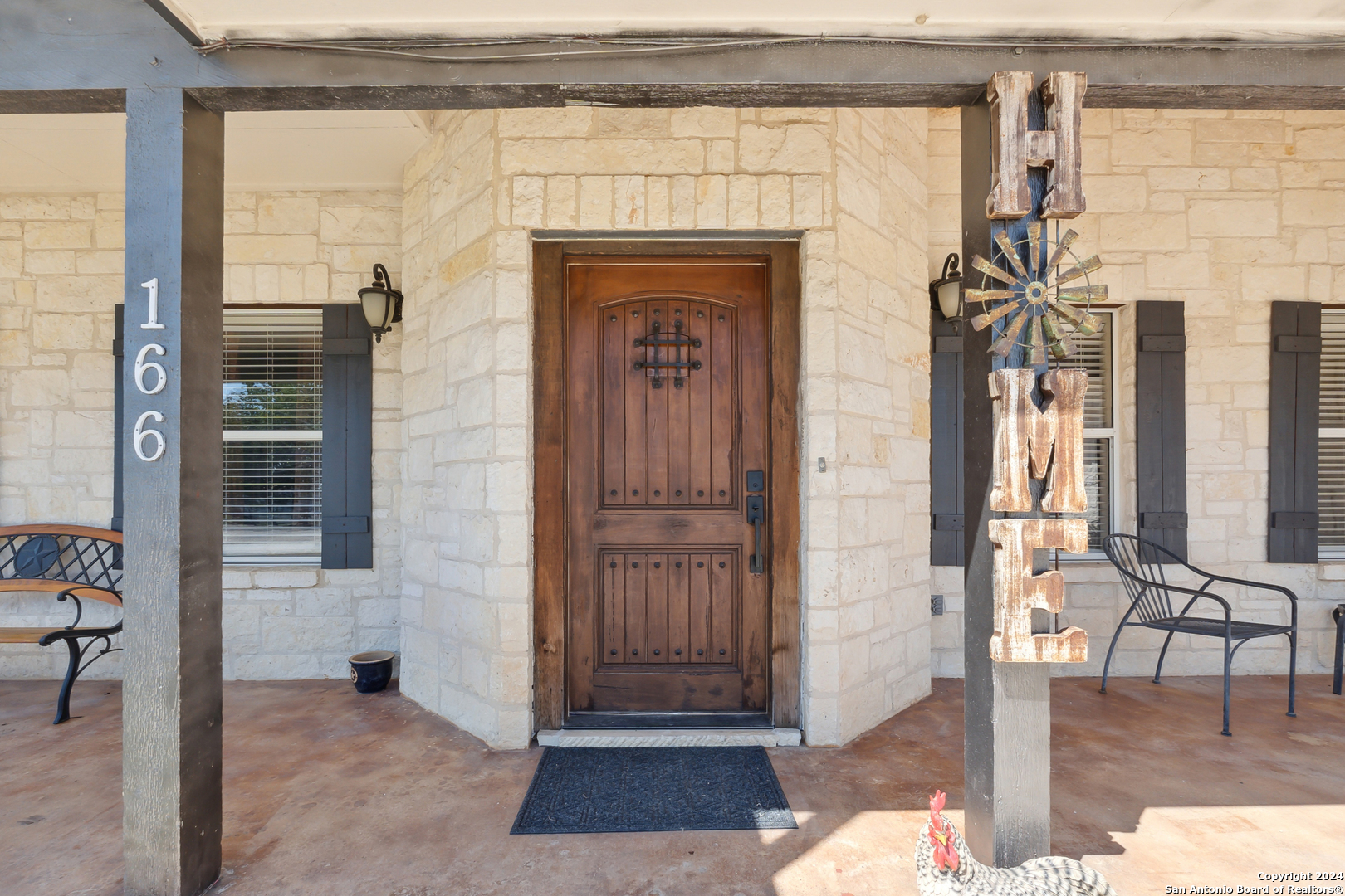 166 Desert Poppy Drive Bandera, TX 78003 - Photo 8 of 50 a view of livingroom form hallway