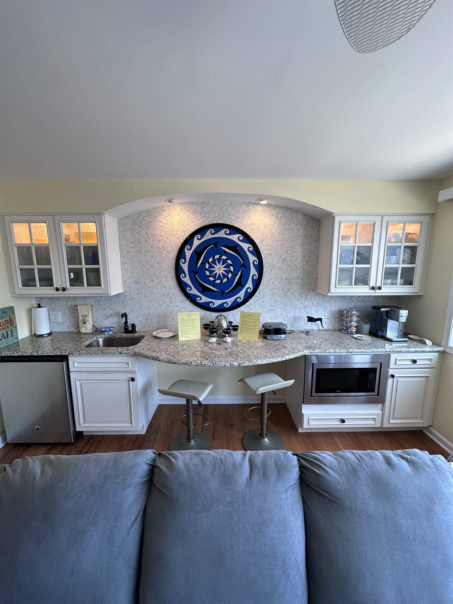 704 South Commonwealth Avenue Strathmere, NJ 08248 - Photo 12 of 50 a kitchen with a stove a refrigerator and a stove