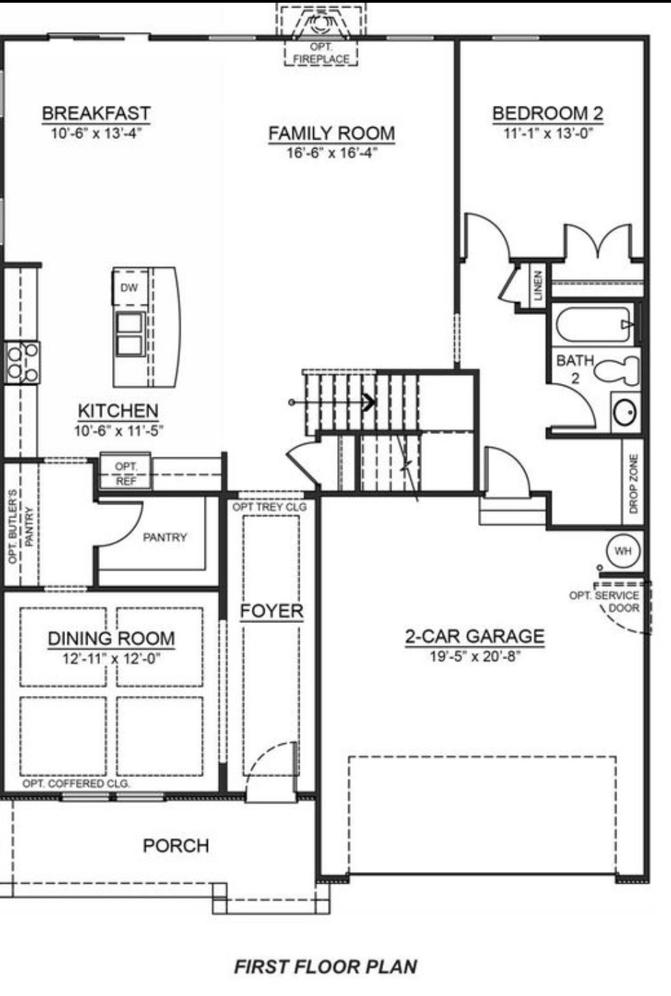 676 Highgarden Lane Boiling Springs, SC 29316 - Photo 29 of 30 House Plan Flipped