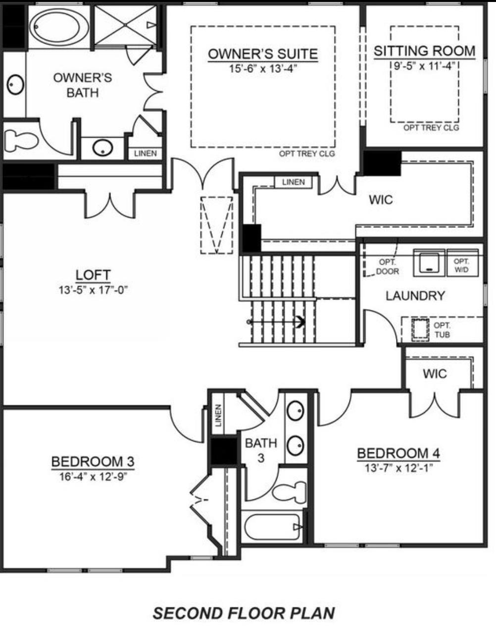 676 Highgarden Lane Boiling Springs, SC 29316 - Photo 30 of 30 House Plan flipped