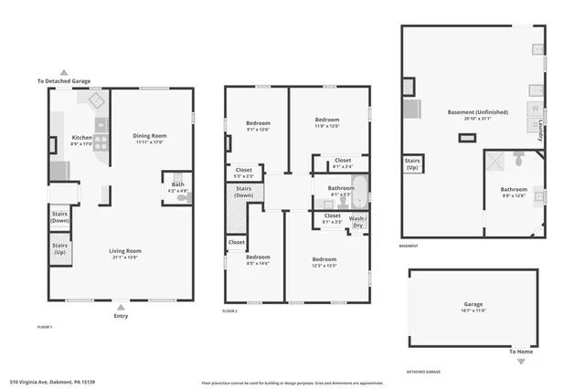 $550,000 | 510 Virginia Avenue, Oakmont, PA 15139