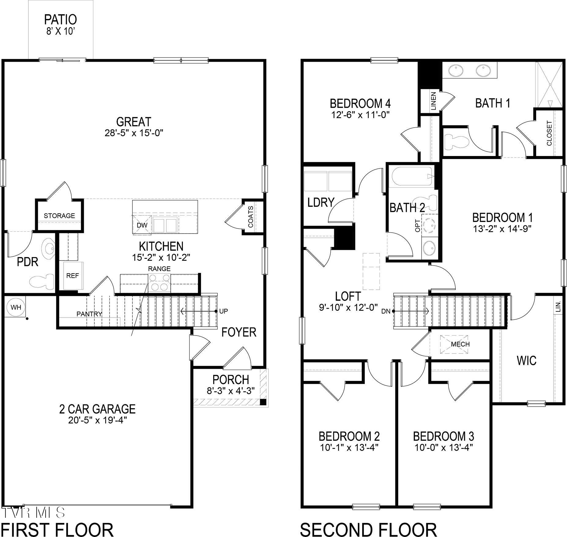 1092 Edison Road Johnson City, TN 37615 - Photo 27 of 27 Elston Floor Plan Express