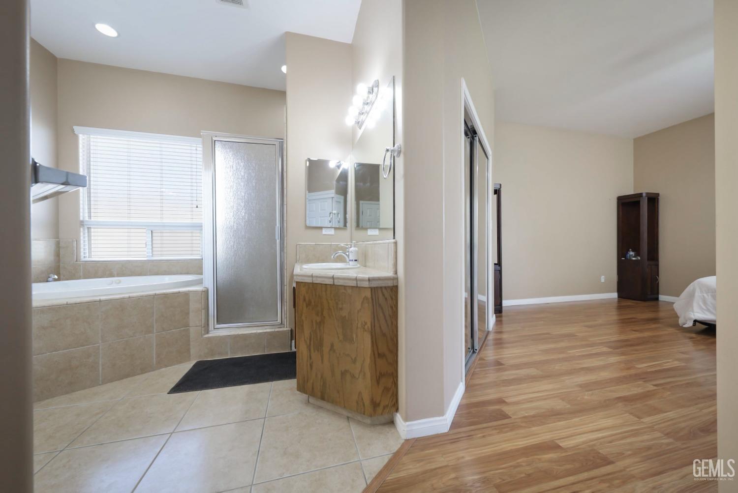 Undisclosed Address Bakersfield, CA 93313 - Photo 10 of 29 a view of a bathroom from the hallway