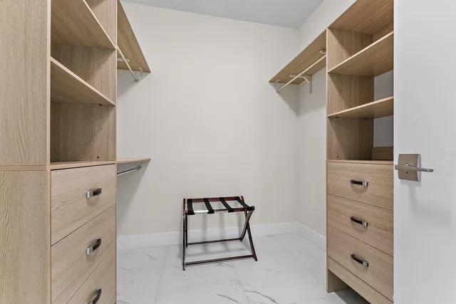 a view of walk in closet