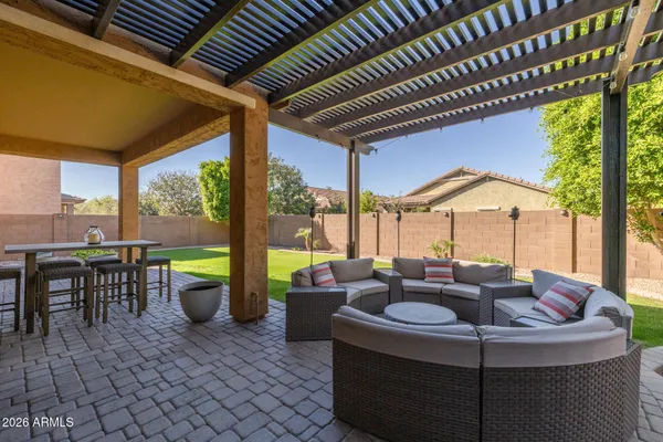 a view of outdoor space and patio