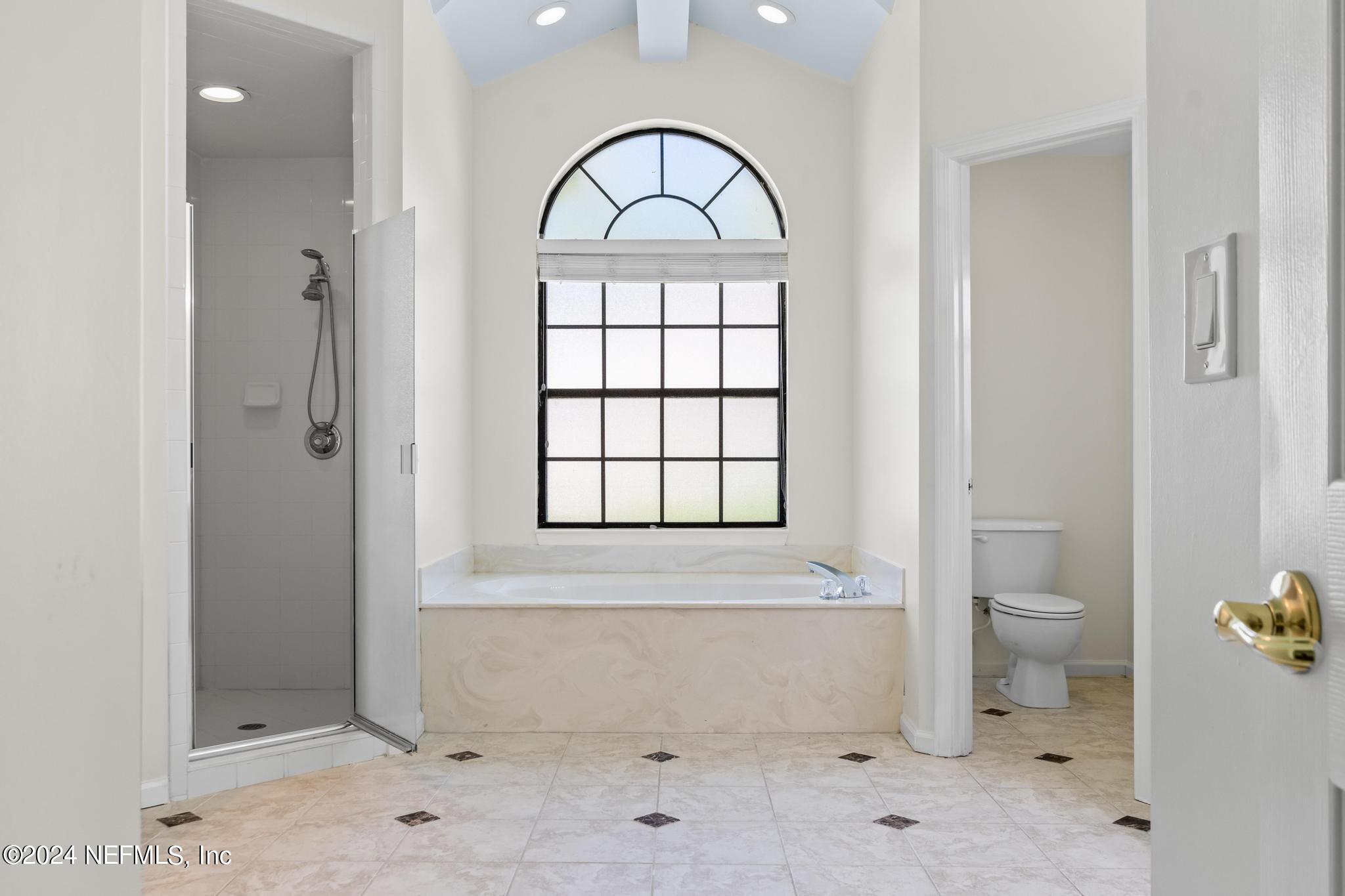 2949 Turning Leaf Lane Jacksonville, FL 32221 - Photo 65 of 116 a bathroom with a toilet a sink and a window