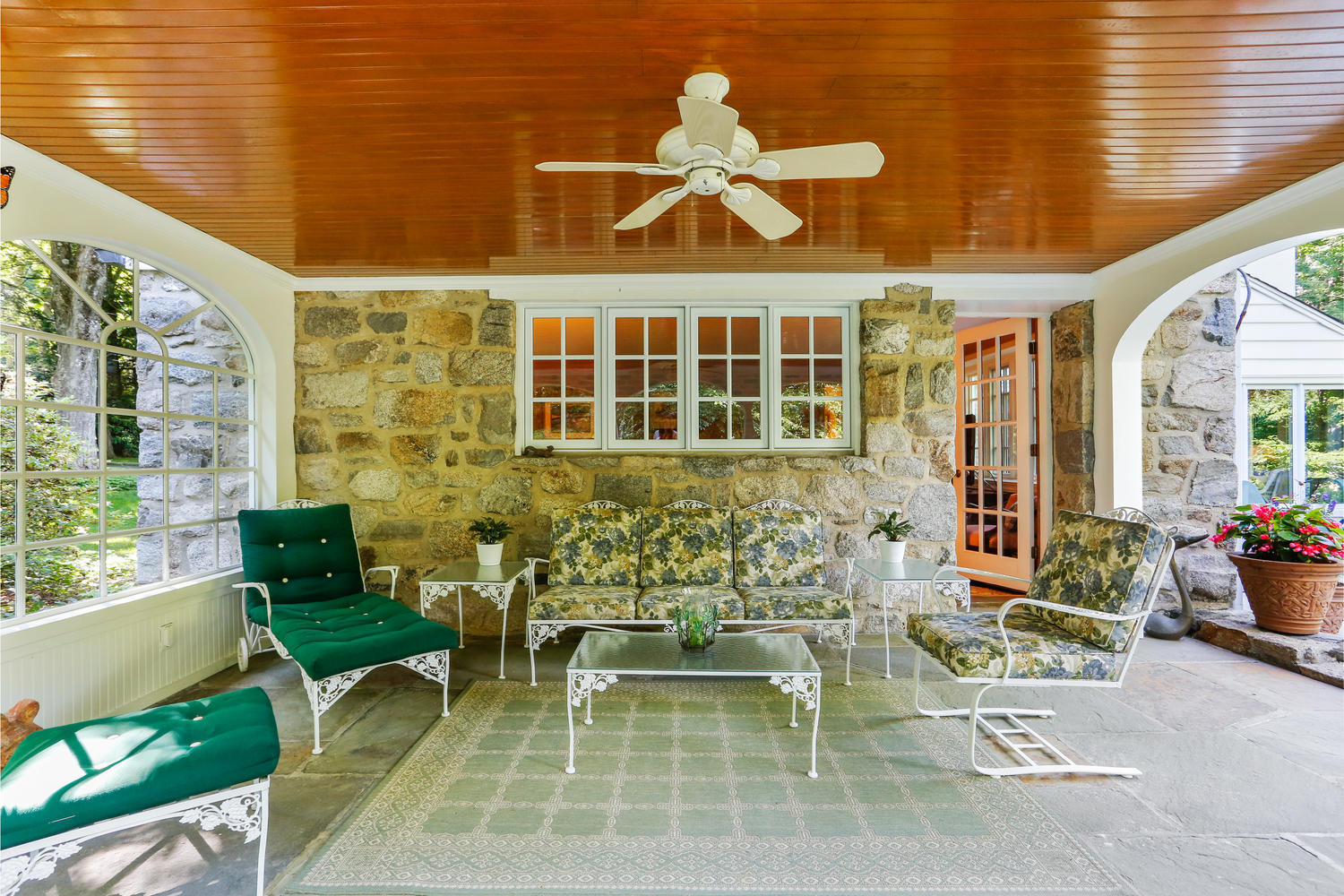 573 Valley Road New Canaan, CT 06840 - Photo 8 of 53 a view of porch with seating space