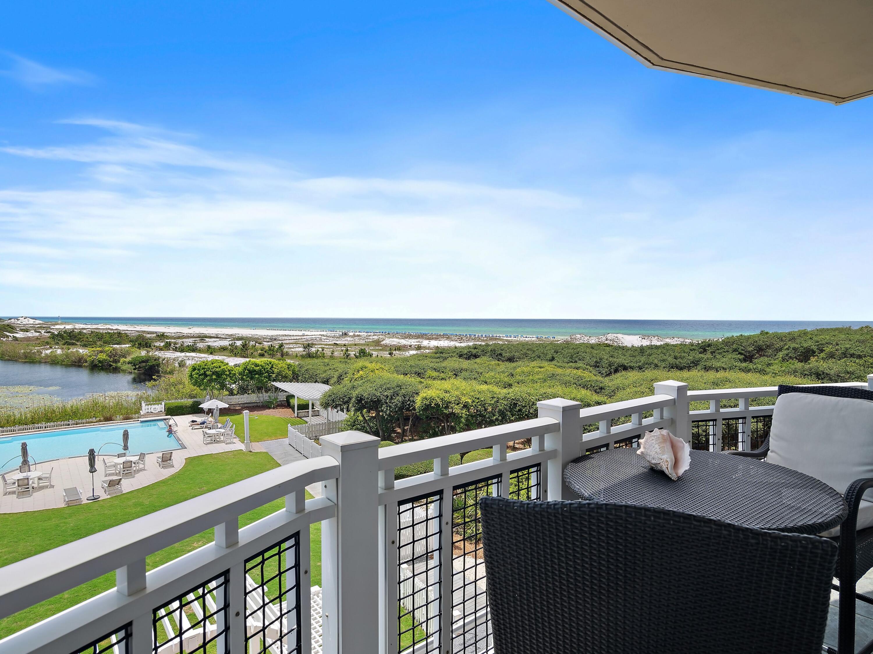 37 Compass Point Way South, Unit 421 Inlet Beach, FL 32461 - Photo 11 of 30 a view of a city from a balcony