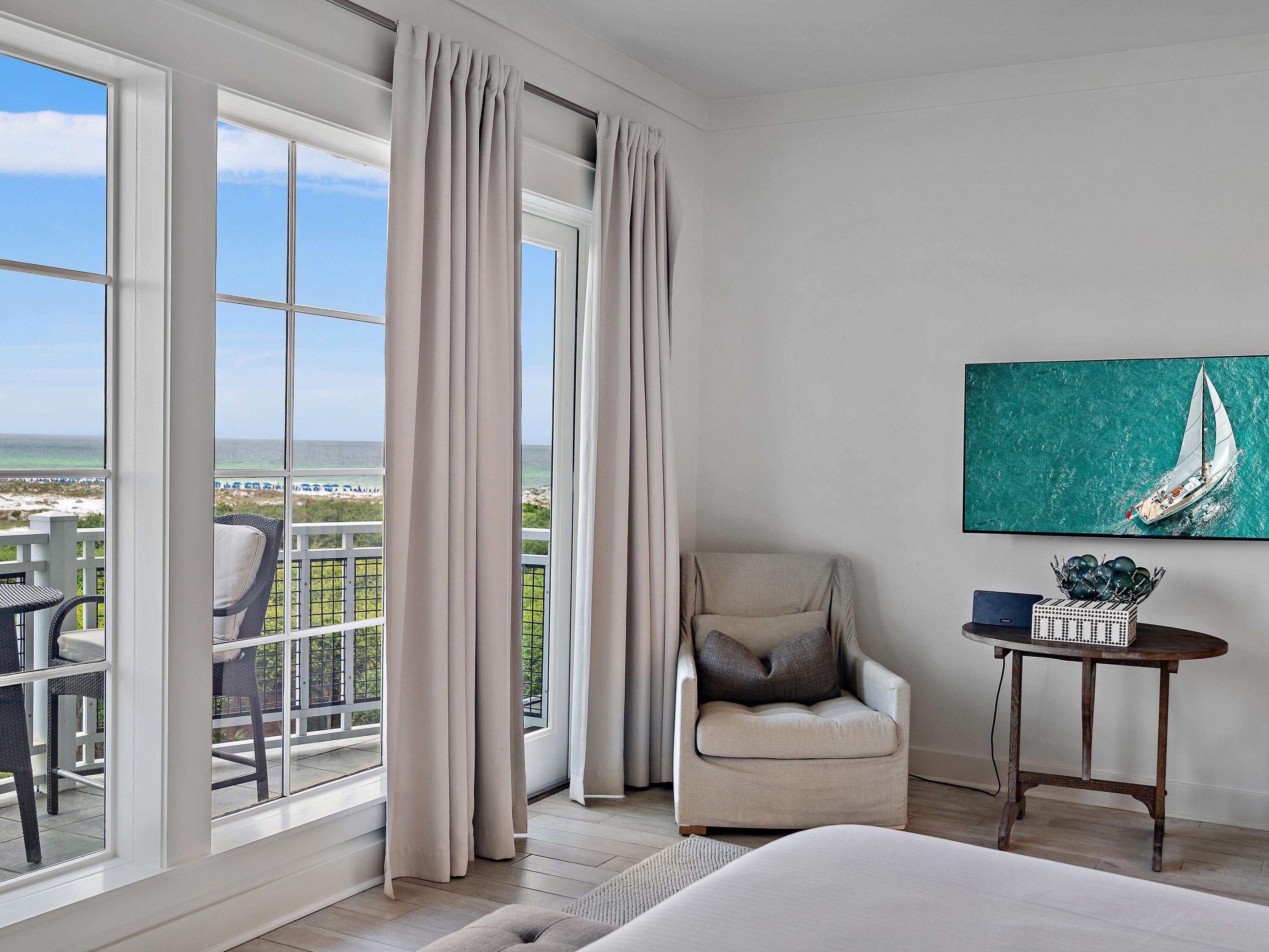 37 Compass Point Way South, Unit 421 Inlet Beach, FL 32461 - Photo 12 of 30 a bedroom with furniture and a window